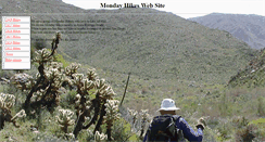 Desktop Screenshot of mondayhikes.com